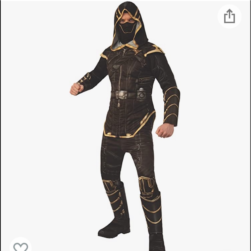 Rubies Mens Marvel: Avengers 4 Deluxe Hawkeye (Ronin) Costume Standard size